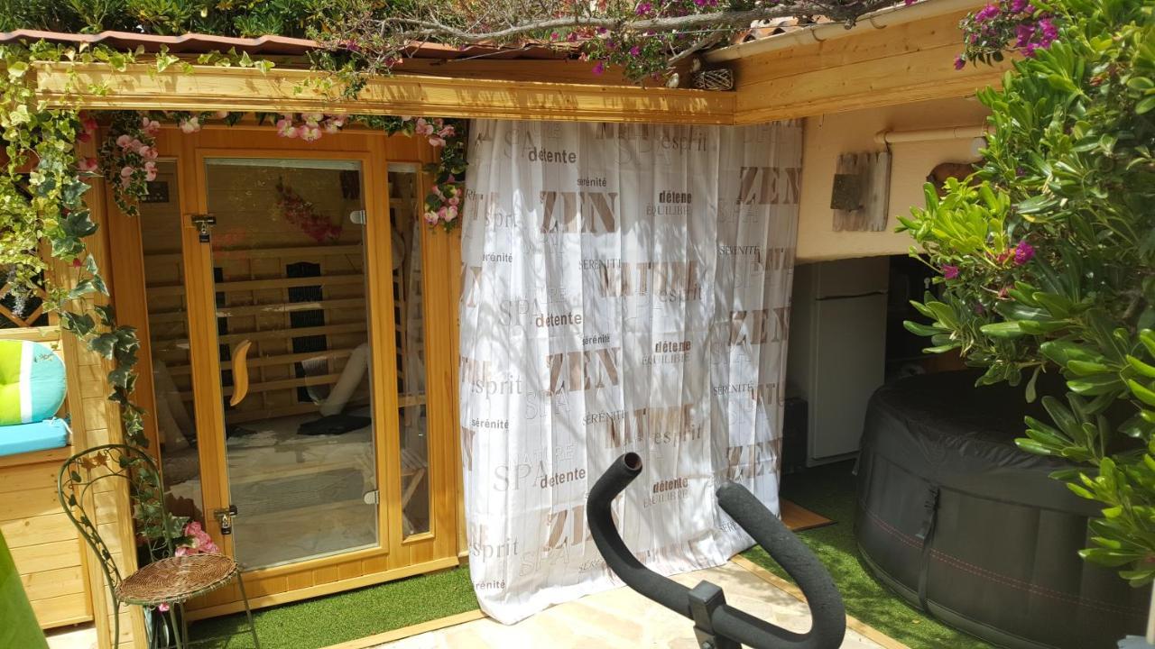 Nouveau ! Chambre D'Hote Insolite Privee " Coeurs De Pirates A Bali En Provence" Spa Sauna Massages Dans Cadre Exotique D'Amenagements Exterieurs D'Exception Ete Comme Hiver Bienvenue !!! Cavalaire-sur-Mer Ngoại thất bức ảnh